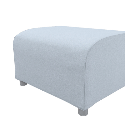 Klippan betræk fodskammel 53 X 53 X 32 CM fra kollektionen Amsterdam, Stof: 704-46
