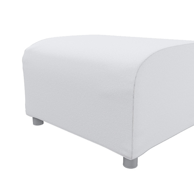 Klippan betræk fodskammel 53 X 53 X 32 CM fra kollektionen Teddy, Stof: 702-80