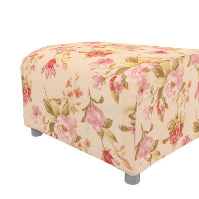 Klippan betræk fodskammel 53 X 53 X 32 CM fra kollektionen Londres, Stof: 143-87