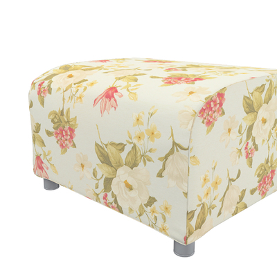 Pokrowiec na podnóżek Klippan 53 x 53 x 32 cm w kolekcji Londres, tkanina: 143-86