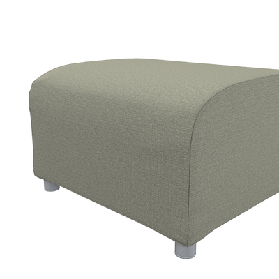 Klippan betræk fodskammel 53 X 53 X 32 CM fra kollektionen Living 2, Stof: 161-42