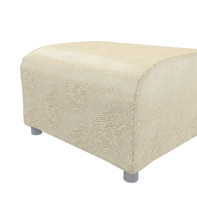 Pokrowiec na podnóżek Klippan 53 x 53 x 32 cm w kolekcji Living Plus, tkanina: 162-07