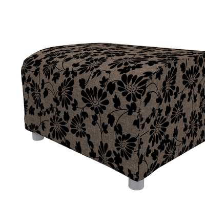 Pokrowiec na podnóżek Klippan 53 x 53 x 32 cm w kolekcji Living Plus, tkanina: 162-10