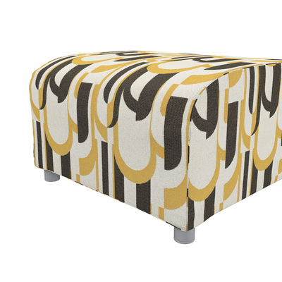 Klippan betræk fodskammel 53 X 53 X 32 CM fra kollektionen Cosy Home, Stof: 145-08