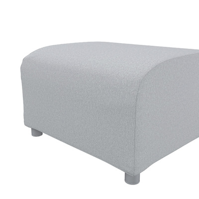 Klippan betræk fodskammel 53 X 53 X 32 CM fra kollektionen Amsterdam, Stof: 704-55