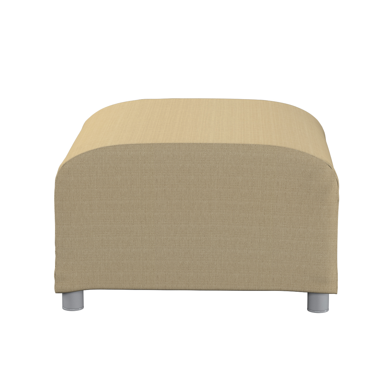 Bezug für Klippan Hocker, dunkelbeige, Husse, Klippan Hocker, Living II (16 günstig online kaufen