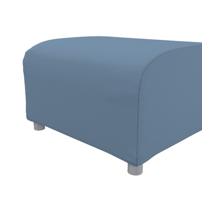 Klippan betræk fodskammel 53 X 53 X 32 CM fra kollektionen Teddy, Stof: 702-86