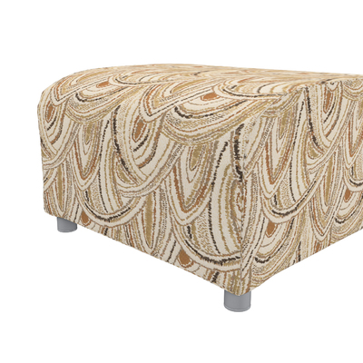 Klippan betræk fodskammel 53 X 53 X 32 CM fra kollektionen Cosy Home, Stof: 145-34