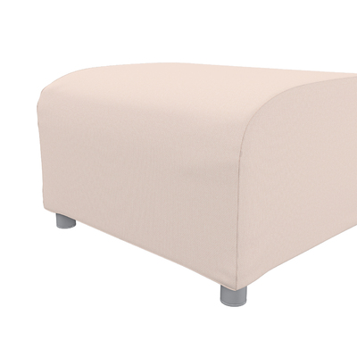 Klippan trekk fotskammel 53 X 53 X 32 CM fra kolleksjonen Living, Stoffets bredde: 162-40