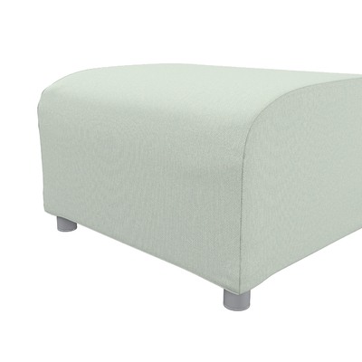 Klippan betræk fodskammel 53 X 53 X 32 CM fra kollektionen Living, Stof: 162-41