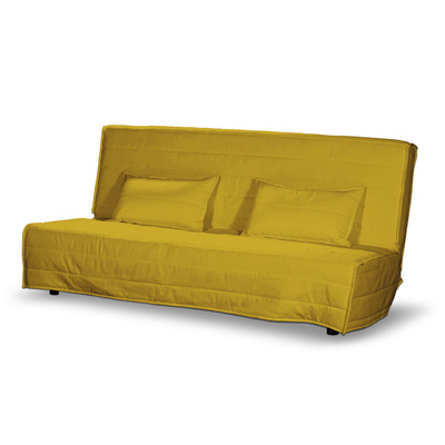 Floor length quilted Beddinge sofa bed cover, honey, 705-46