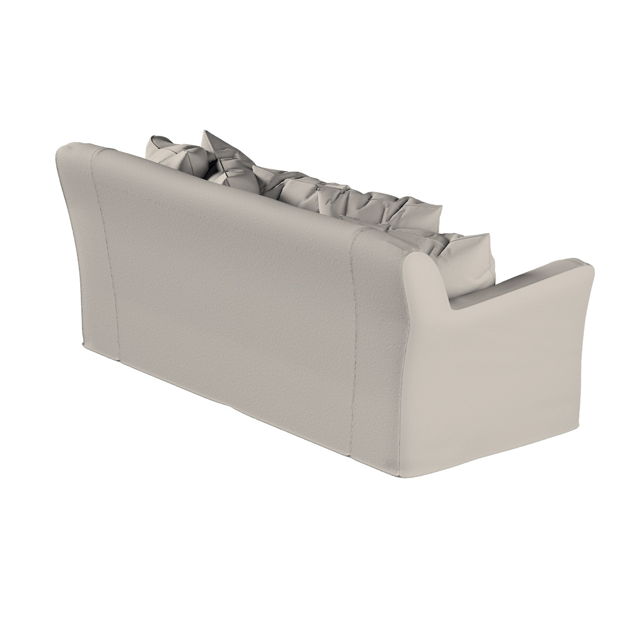 Bezug für Tomelilla 3-Sitzer Sofa nicht ausklappbar, hellbeige, Sofahusse, günstig online kaufen