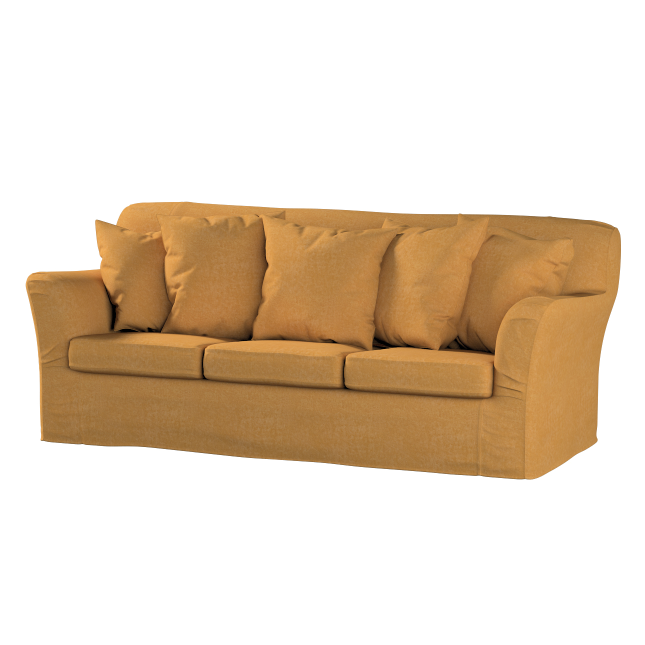 Bezug für Tomelilla 3-Sitzer Sofa nicht ausklappbar, honiggelb, Sofahusse, günstig online kaufen