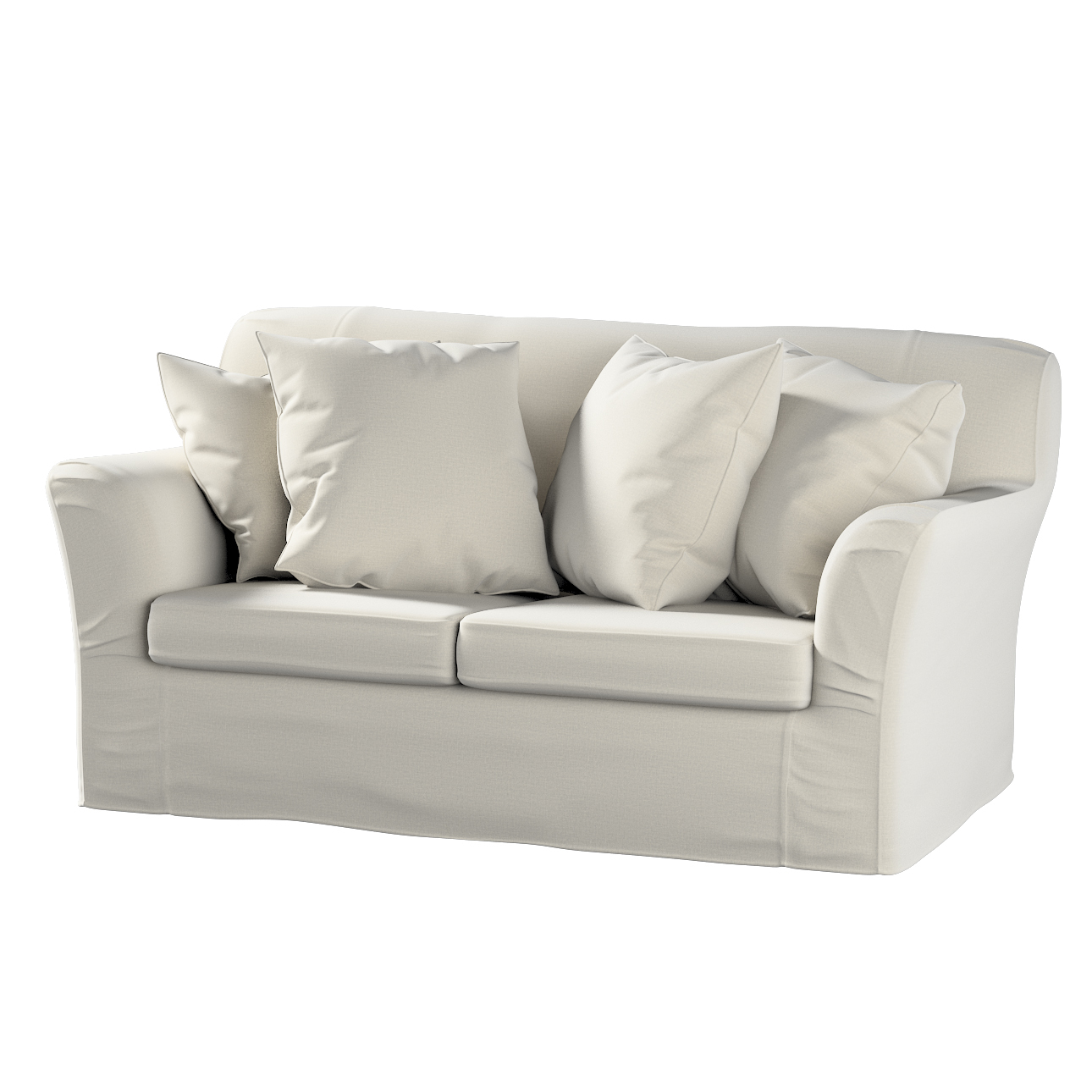 Bezug für Tomelilla 2-Sitzer Sofa nicht ausklappbar, grau, Sofahusse, Tomel günstig online kaufen