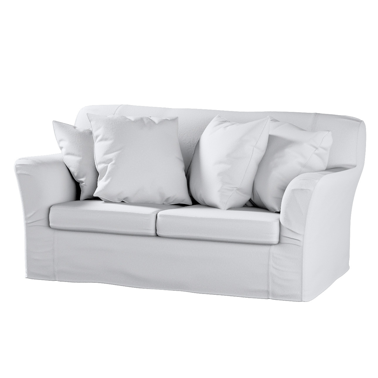 Bezug für Tomelilla 2-Sitzer Sofa nicht ausklappbar, weiß, Sofahusse, Tomel günstig online kaufen