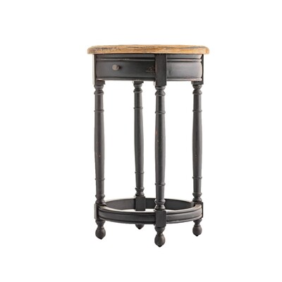 Stolik Margaret 45x72 black&natural 45 x 45 x 72 cm