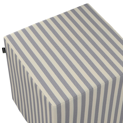 Sitzwürfel 40 x 40 x 40 cm von der Kollektion Quadro, Stoff: 136-02