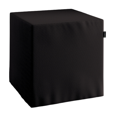 Siddepuf og fodskammel 40 x 40 x 40 cm fra kollektionen Cotton Panama, Stof: 702-50