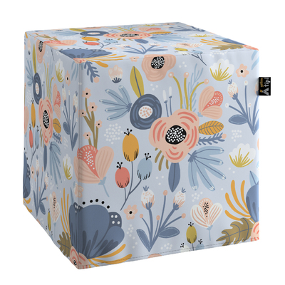 Puf kostka Nano 40x40x40cm 40x40x40cm w kolekcji Magic Collection, tkanina: 500-05