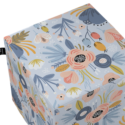 Puf kostka Nano 40x40x40cm 40x40x40cm w kolekcji Magic Collection, tkanina: 500-05
