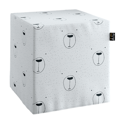 Puf kostka Nano 40x40x40cm 40x40x40cm v kolekci Magic Collection, látka: 500-06