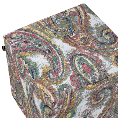 Siddepuf og fodskammel 40 x 40 x 40 cm fra kollektionen Cosy Home, Stof: 145-35