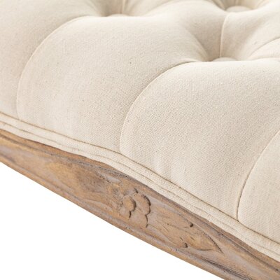Ławka  Isacco cream 114x38x48cm 114 x 38 x 48 cm