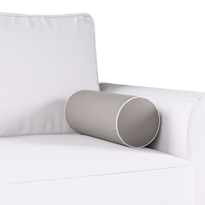 Einfache Nackenrolle mit Einfassband Ø16 x 40 cm von der Kollektion Velvet, Stoff: 704-11
