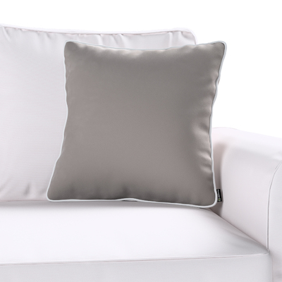 Pudebetræk<br/>Laura med satin pipe 60 x 60 cm fra kollektionen Velvet, Stof: 704-11