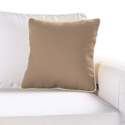 Pudebetræk<br/>Laura med satin pipe 45 x 45 cm fra kollektionen Velvet, Stof: 704-35