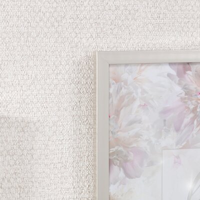 Billede med ramme Peony I 30x40cm silver 30 x 40 cm