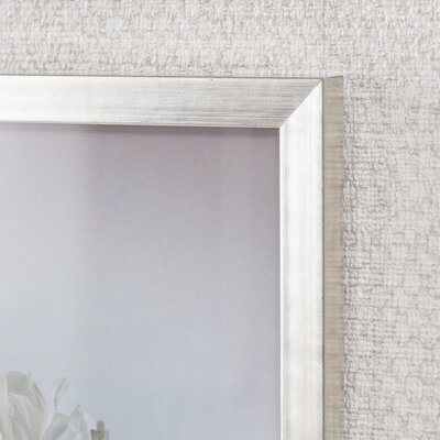 Billede med ramme Peony III 18x24cm silver 18 x 24 cm