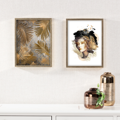 Obraz Golden Leaves 30x40cm gold 30 x 40 cm