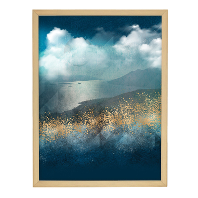 Obraz Impression 30x40cm gold&navy 30 x 40 cm