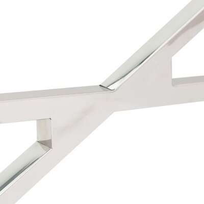 Ława Flavio silver 130x70x41cm 70 x 130 x 41 cm