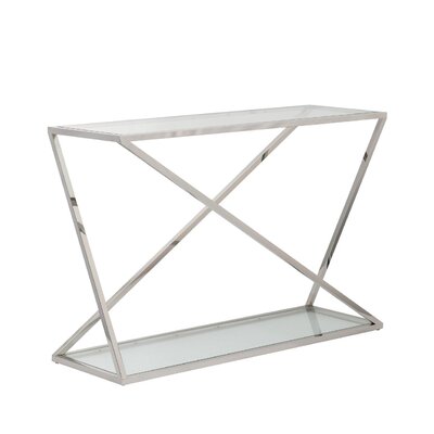 Konsola Vertigo silver 120x40x80cm