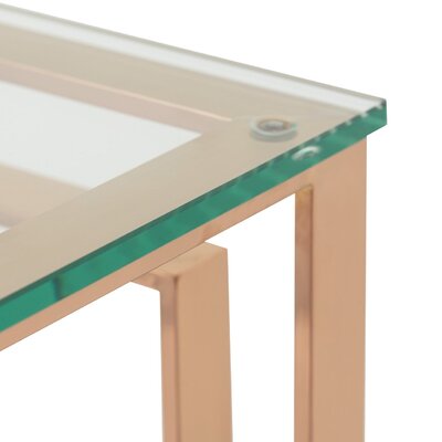 Konsola Eternic rose gold 120x40x80cm 120 x 40 x 80 cm