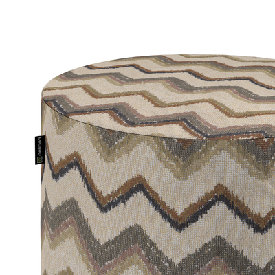 Pouf Barrel ø40 cm x 40 cm von der Kollektion Cosy Home, Stoff: 145-39