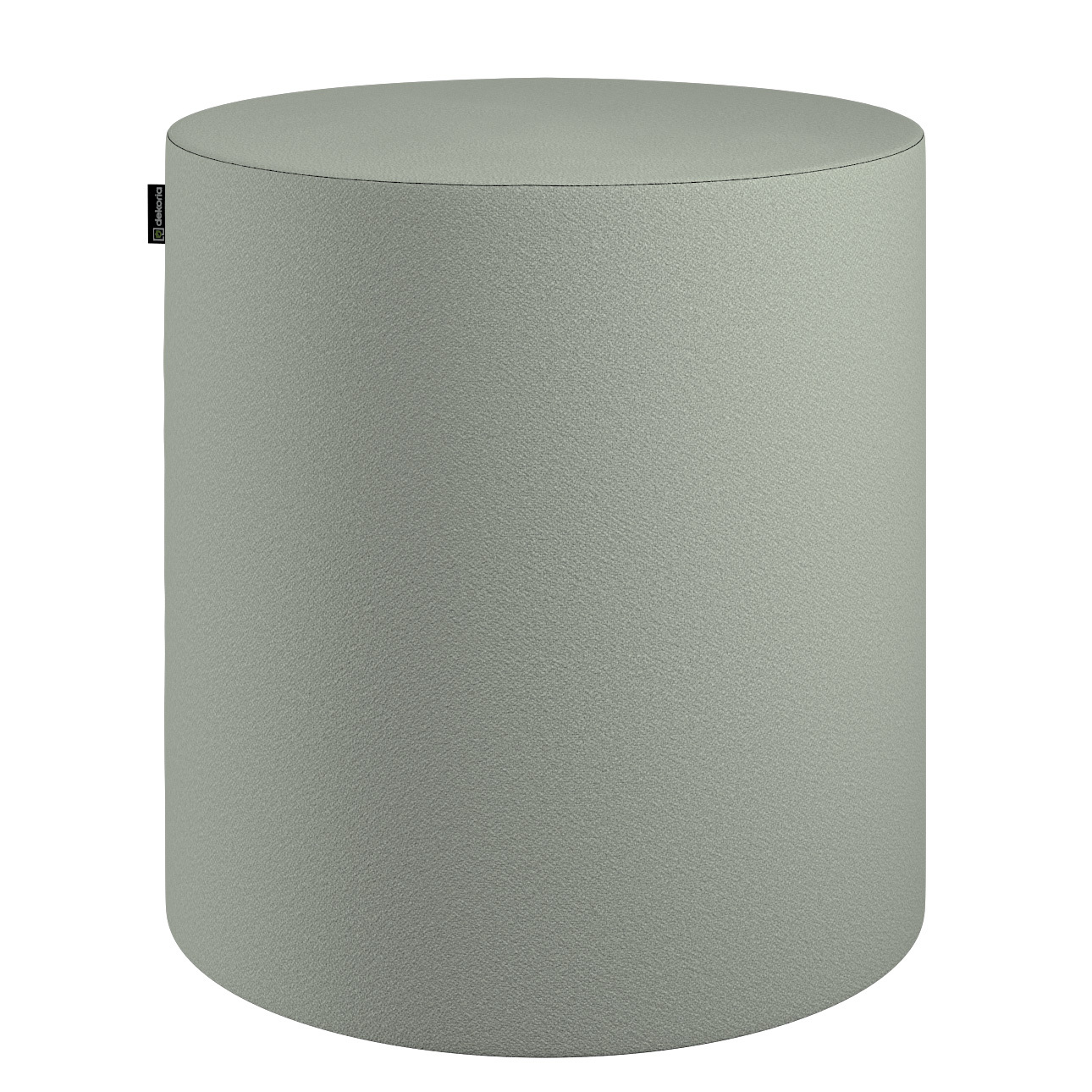Pouf Barrel, salbeigrün, ø40 cm x 40 cm, Living Loop (162-55)