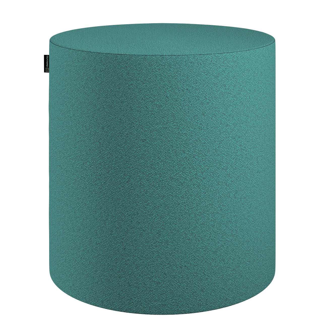 Pouf Barrel, türkis, ø40 cm x 40 cm, Living Loop (162-56)