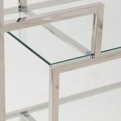 Regał Hypnose silver 115x40x202cm 115 x 40 x 202 cm