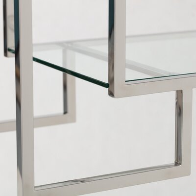 Regał Hypnose silver 115x40x202cm 115 x 40 x 202 cm