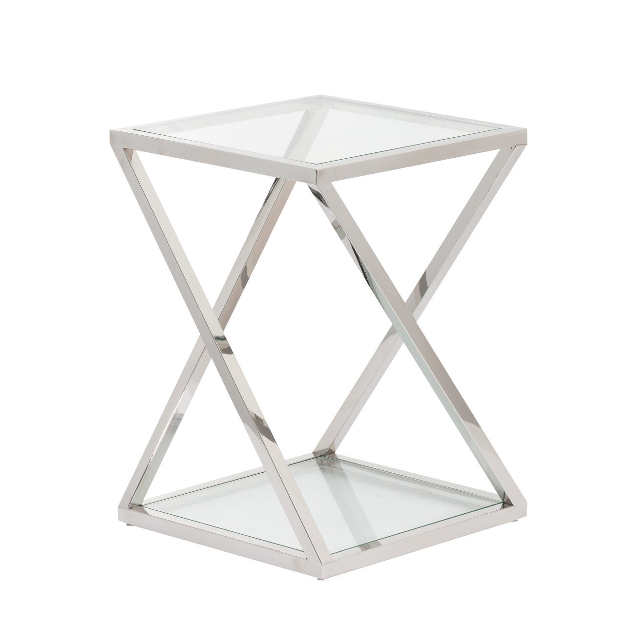Beistelltisch Shiraz silver 40x40x56cm, 40 x 40 x 56 cm günstig online kaufen
