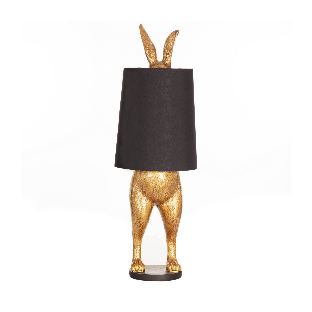 Dekoria Stojací lampa Gold Rabbit výška 117cm, 40 x 40 x 117 cm